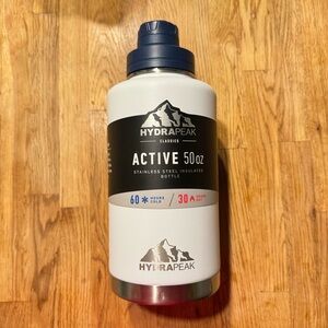 Hydrapeak Active 50 oz Insulated Bottle - White
